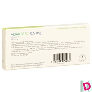 Adartrel Filmtabl 0.5 mg 28 Stk