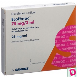 Ecofenac Inj Inf Präp 75 mg/3ml 50 Amp 3 ml