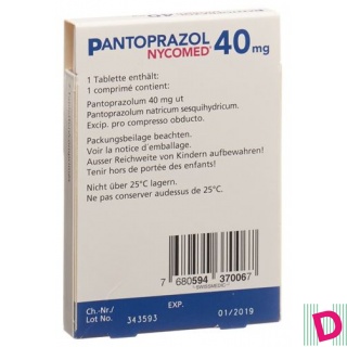 Pantoprazol Nycomed Filmtabl 40 mg 90 x 15 Stk