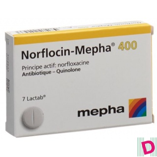 Norflocin-Mepha Lactab 400 mg 7 Stk