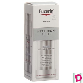 Eucerin HYALURON-FILLER Peeling + Serum Nacht Disp 30 ml