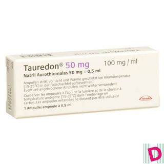 Tauredon Inj Lös 50 mg/0.5ml Amp 0.5 ml