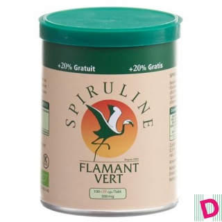 Spirulina Flamant Vert Bio Tabl 500 mg Ds 100 Stk