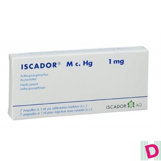 Iscador M c. Hg Inj Lös 1 mg Amp 7 Stk