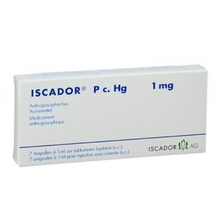 Iscador P c. Hg Inj Lös 1 mg Amp 7 Stk