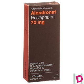 Alendronat Helvepharm Tabl 70 mg 12 Stk