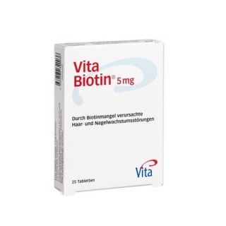 Vita Biotin Tabl 5 mg 25 Stk