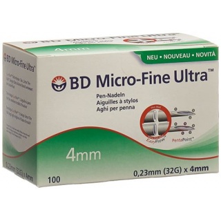 BD Micro-Fine Ultra Pen-Nadel 0.23x4mm 100 Stk