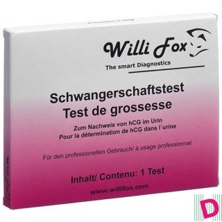 Willi Fox Schwangerschaftstest Urin 100 Stk