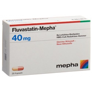 Fluvastatin-Mepha Kaps 40 mg 28 Stk