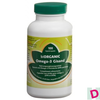 Biorganic Omega-3 Gisand Kaps Ds 100 Stk
