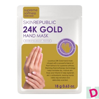 skin republic 24K Gold Foil Hand Mask 18 g