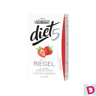 Layenberger diet5 Riegel Erdbeer-Müsli 5 x 47 g