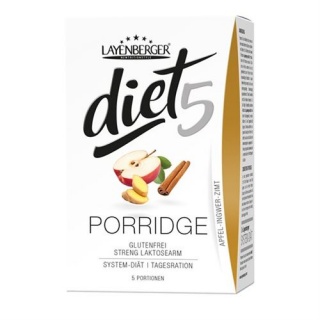 Layenberger diet5 Porridge Apfel-Ingwer-Zimt 5 x 50 g