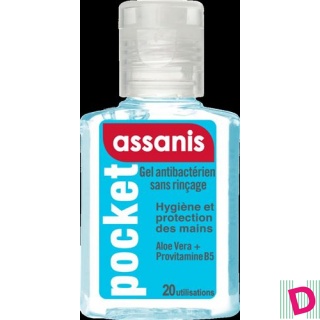 Assanis Gel antibakteriell Fl 60 ml