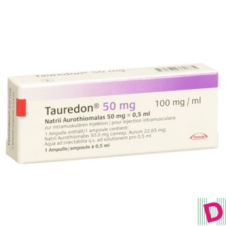Tauredon Inj Lös 50 mg/0.5ml Amp 0.5 ml