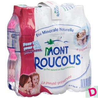 Mont Roucous Mineralwasser Pet 6 x 1.5 lt