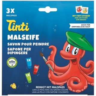 Tinti Malseife 3er Pack deutsch/französisch/italienisch