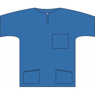 Barrier Scrub Suit Shirt L blau 48 Stk