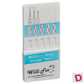 Willi Fox Drogentest Multi 10 Drogen Urin 2 Stk
