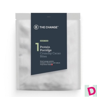 BE THE CHANGE Protein Porridge Plv Crunchy Cacao single servings 12 Btl 70 g