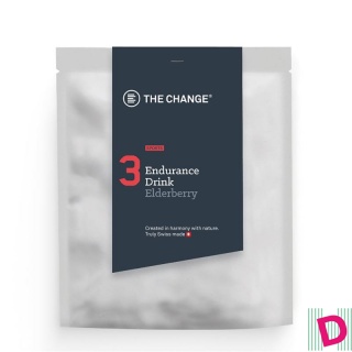 BE THE CHANGE Endurance Drink Plv Elderberry single servings 12 Btl 60 g