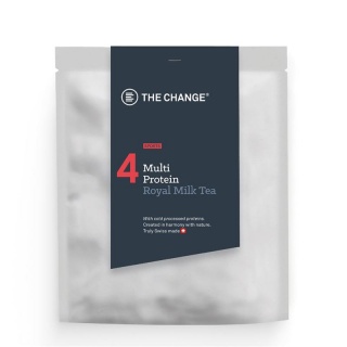 BE THE CHANGE Multi Protein Plv Royal Milk Tea single servings 12 Btl 25 g
