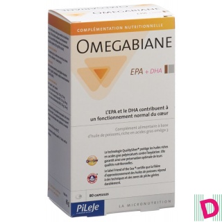 Omegabiane EPA + DHA Kaps 621 mg Blist 80 Stk