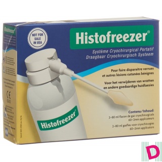 Histofreezer für Warzen und gutartigen Hautläsionen small 2mm mit 60 Applikatoren 2 x 80 ml