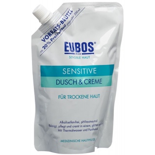 Eubos Sensitive Dusch + Creme refill 400 ml