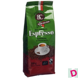 BC Bertschi Café Bio Bravo Bohnenkaffee Espresso ganz 500 g