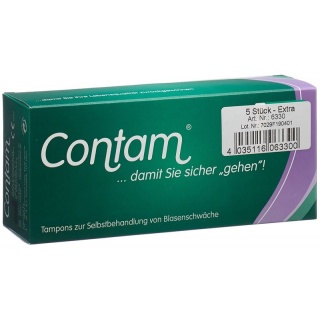 Contam Vaginaltampon 33mm Extra 5 Stk