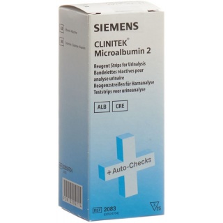 Clinitek Microalbumin 2 Reagenzstreifen für Harnanalyse 25 Stk