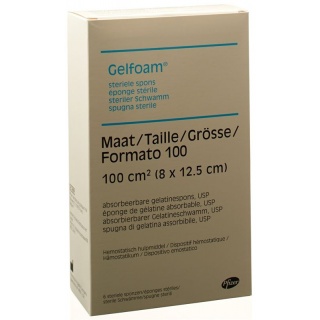 Gelfoam Gelatine Sponges 80x125x10mm 100cm2 6 Stk