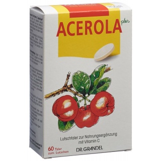 Dr Grandel Acerola Plus Lutschtaler Vitamin C 60 Stk
