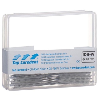 Top Caredent C1 IDB-W Interdentalbürste weiss >1.1mm 50 Stk