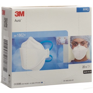 3M Atemschutz Maske FFP2 ohne Ventil 20 Stk