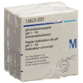 Merck Indikator Papier Rolle komplett pH 1-10 3 Stk