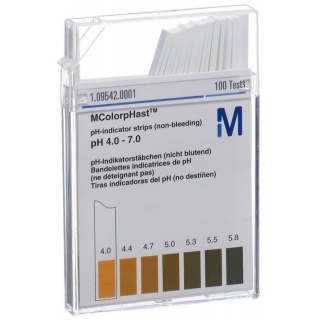 Merck Indikator Stäbchen pH 4-7 100 Stk
