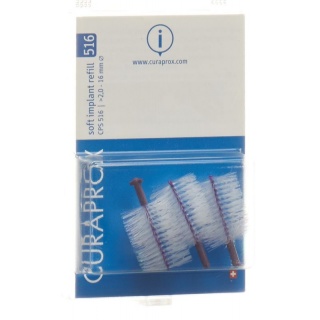 Curaprox CPS 516 Soft Implant Interdentalbürste violett 3 Stk