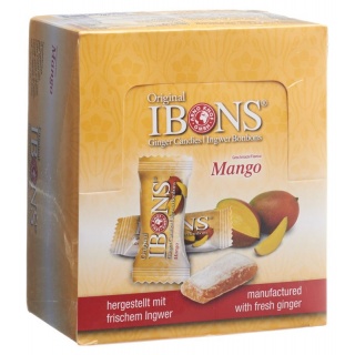 IBONS Ingwer Bonbon Display Mango 12x60g