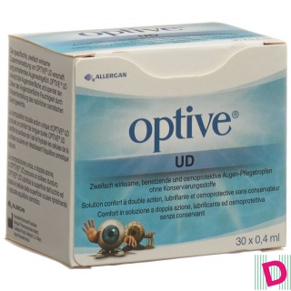 Optive Unit Dose Augen-Pflegetropfen 30 Monodos 0.4 ml