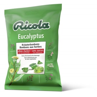 Ricola Eucalyptus Kräuterbonbons ohne Zucker Btl 125 g