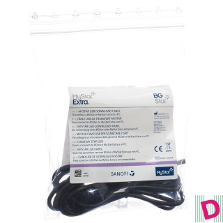 BGSTAR Diabetes Manag Software instr + USB cable
