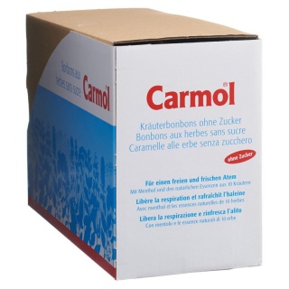 Carmol Kräuterbonbons ohne Zucker 12 Btl 75 g