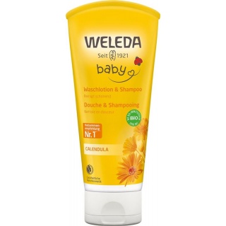 Weleda Baby Calendula Waschlotion & Shampoo 200 ml
