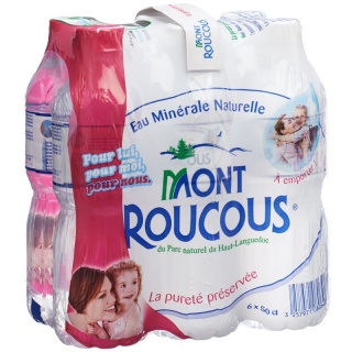 Mont Roucous Mineralwasser Pet 6 x 50 cl