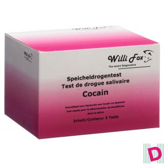 Willi Fox Drogentest Cocain Speichel 3 Stk