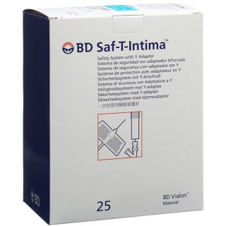 BD Saf-T-Intima 22G 0.9x19mm blau 25 Stk
