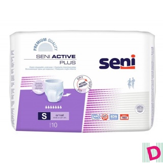 Seni Active Plus elastische Inkontinenzhose S Premium Quality atmungsaktiv 10 Stk